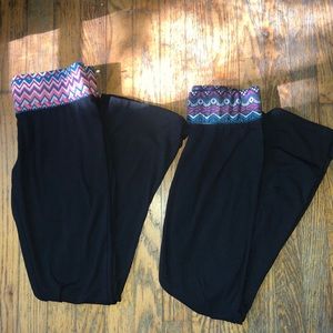 TWO pairs of yoga pants from Rue21!